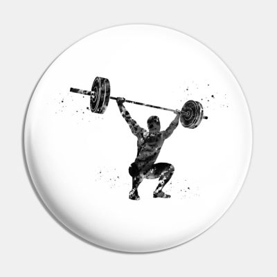 Male Weightlifter Pin Official Weightlifter Merch