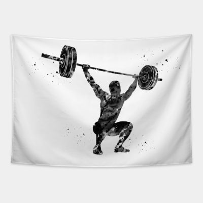 Male Weightlifter Tapestry Official Weightlifter Merch