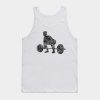 Weightlifter Man Black And White Tank Top Official Weightlifter Merch