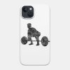 Weightlifter Man Black And White Phone Case Official Weightlifter Merch