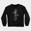 Weightlifter Girl Black And White Crewneck Sweatshirt Official Weightlifter Merch