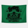 Killing Workouts Not Animals Weightlifter Tapestry Official Weightlifter Merch