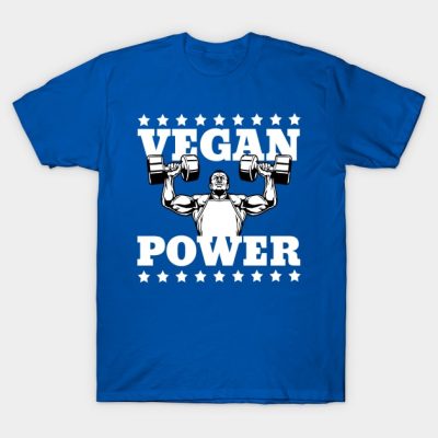 Vegan Power Vegan Weightlifter T-Shirt Official Weightlifter Merch