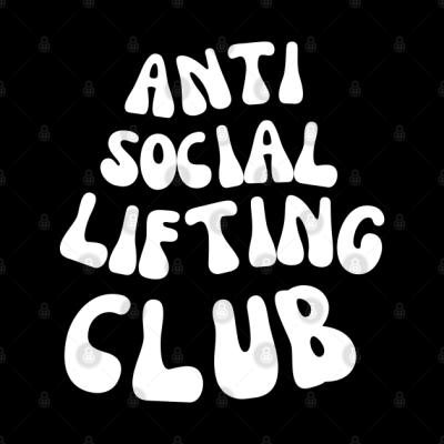 Anti Social Lifting Club For A Weightlifter Throw Pillow Official Weightlifter Merch