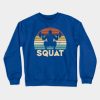 Vintage Weightlifter Barbell Squat Crewneck Sweatshirt Official Weightlifter Merch