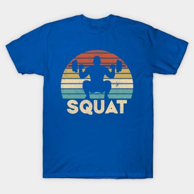 Vintage Weightlifter Barbell Squat T-Shirt Official Weightlifter Merch