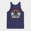 Vintage Weightlifter Barbell Squat Tank Top Official Weightlifter Merch