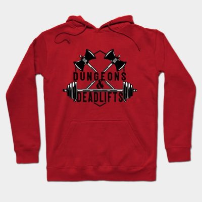 Dungeons And Deadlifts Hoodie Official Weightlifter Merch