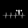 Weight Lifting Heartbeat Gift For Weightlifters Tapestry Official Weightlifter Merch