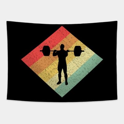 Retro Vintage 80S Weightlifting Gift For Weightlif Tapestry Official Weightlifter Merch