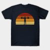 Vintage Sunset Weightlifting Gift For Weightlifter T-Shirt Official Weightlifter Merch