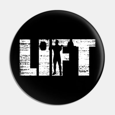 Distressed Look Weightlifting Gift For Weightlifte Pin Official Weightlifter Merch