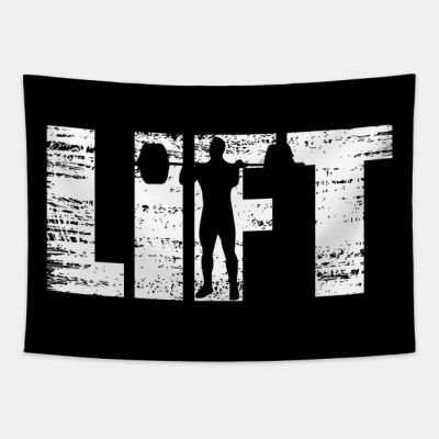 Distressed Look Weightlifting Gift For Weightlifte Tapestry Official Weightlifter Merch