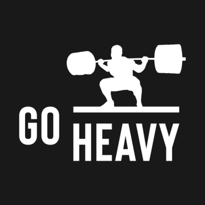 Weightlifting Go Heavy T-Shirt Official Weightlifter Merch