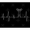 Heartbeat Weightlifter Gym Workout Tapestry Official Weightlifter Merch