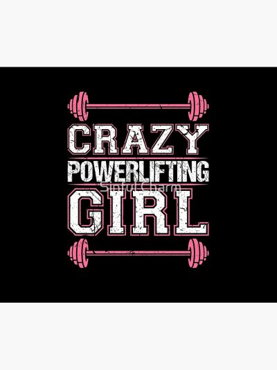 Crazy Powerlifting Girl Weightlifter Bodybuilder Strong Woman Tapestry Official Weightlifter Merch