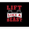 Lift Like A Beast Bodybuilder Weightlifter Gym Rat Lifestyle Tapestry Official Weightlifter Merch