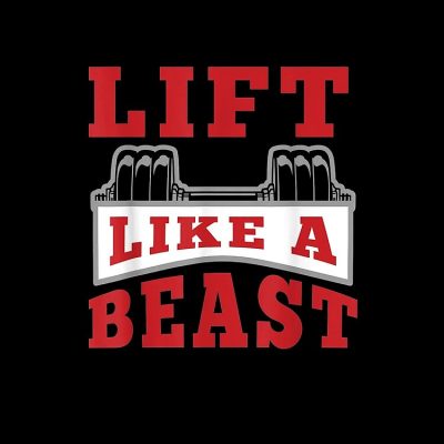 Lift Like A Beast Bodybuilder Weightlifter Gym Rat Lifestyle Tote Bag Official Weightlifter Merch