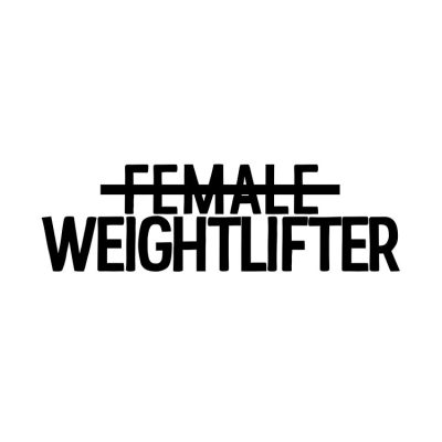 Female Weightlifter Tote Bag Official Weightlifter Merch