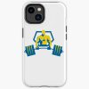 Weightlifter Midlift Shield Retro Iphone Case Official Weightlifter Merch