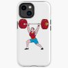 Weightlifter Lifting Barbell Isolated Cartoon Iphone Case Official Weightlifter Merch