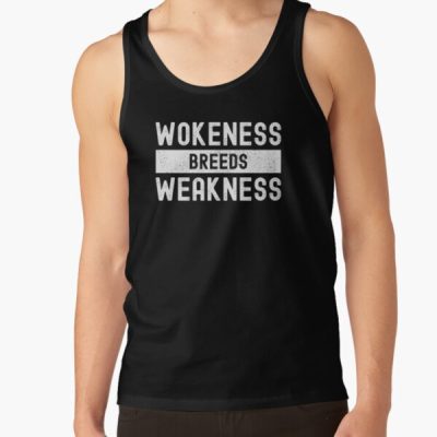 Wokeness Breeds Weakness Weightlifter Tank Top Official Weightlifter Merch