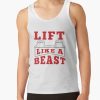 Lift Like A Beast Bodybuilder Weightlifter Gym Rat Lifestyle Tank Top Official Weightlifter Merch