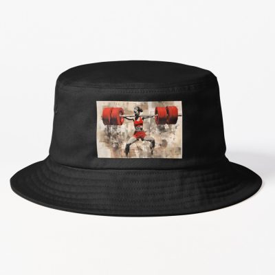 Woman Weightlifter Bucket Hat Official Weightlifter Merch