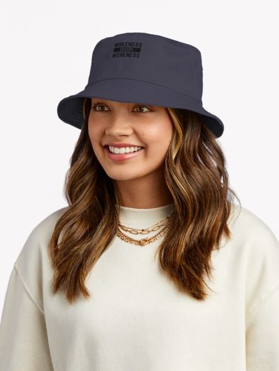 Vintage Wokeness Breeds Weakness Weightlifter Bucket Hat Official Weightlifter Merch