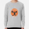 Weightlifter Lifting Weights Oval Woodcut Sweatshirt Official Weightlifter Merch