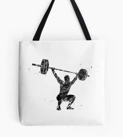 Male Weightlifter Tote Bag Official Weightlifter Merch