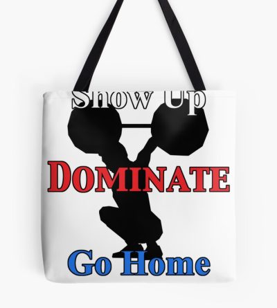 Dominating Weightlifter Tote Bag Official Weightlifter Merch