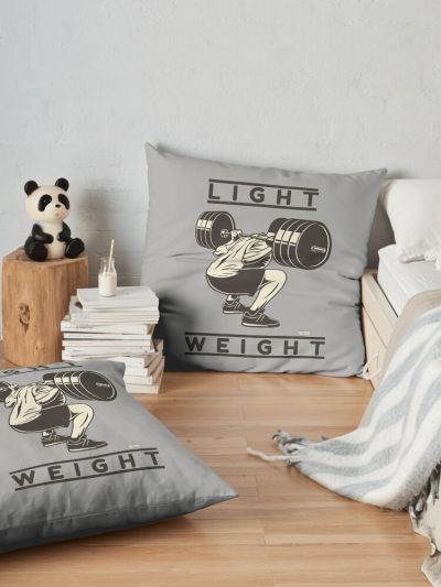 Weightlifter Throw Pillow Official Weightlifter Merch