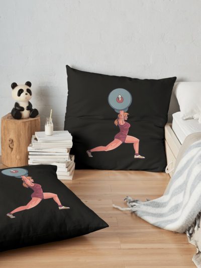 Weightlifter. Throw Pillow Official Weightlifter Merch