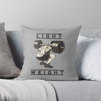 Weightlifter Throw Pillow Official Weightlifter Merch