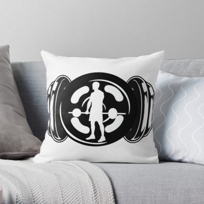 Weightlifter Throw Pillow Official Weightlifter Merch