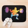 Weightlifter Colorful Silhouette Art. Weightlifting Bath Mat Official Weightlifter Merch