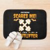 Nothing Scares Me, I'M A Weightlifter Bath Mat Official Weightlifter Merch