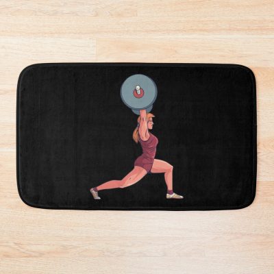 Weightlifter. Bath Mat Official Weightlifter Merch