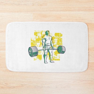 Weightlifter, Weightlifting Bath Mat Official Weightlifter Merch