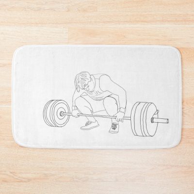 The Weightlifter Bath Mat Official Weightlifter Merch