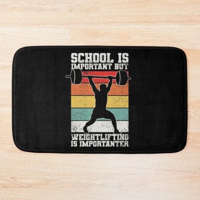 Weightlifting Bath Mat Official Weightlifter Merch