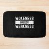 Wokeness Breeds Weakness Weightlifter Bath Mat Official Weightlifter Merch