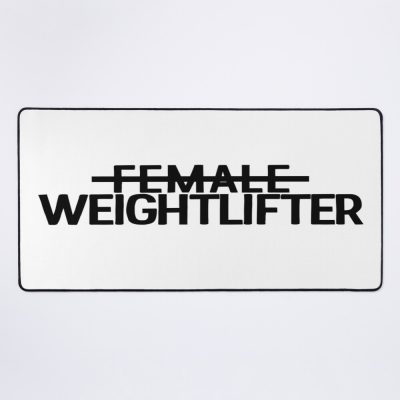 Female Weightlifter Mouse Pad Official Weightlifter Merch