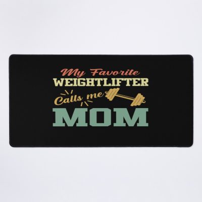 My Favorite Weightlifter Call Me Mom Vintage Mouse Pad Official Weightlifter Merch