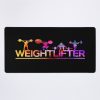 Watercolor Sport Weightlifter Mouse Pad Official Weightlifter Merch