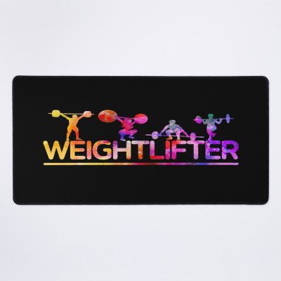 Watercolor Sport Weightlifter Mouse Pad Official Weightlifter Merch