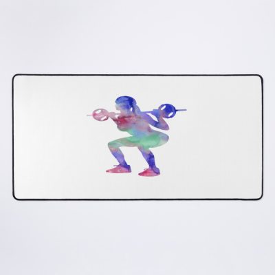 Female Weightlifter Mouse Pad Official Weightlifter Merch