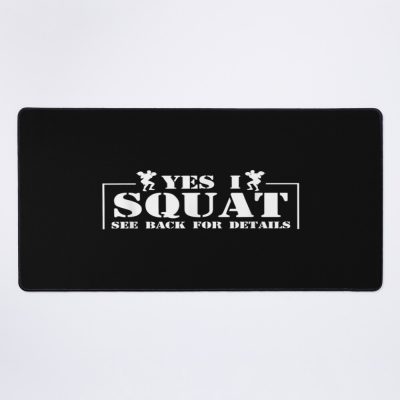 Squat Weightlifting Weightlifter Fitness Weights Mouse Pad Official Weightlifter Merch