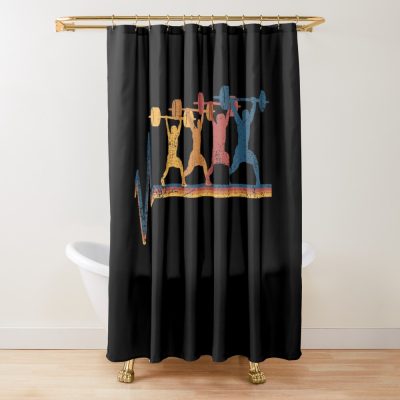 Weightlifting Weightlifter Shower Curtain Official Weightlifter Merch